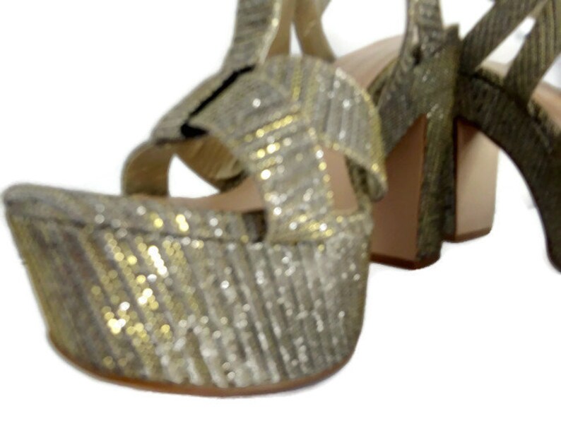 Silver Shoes High Heel Shoe Gold Shoes Wedding Shoes Women Etsy