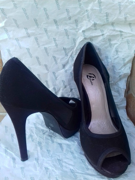 bata high heels shoes