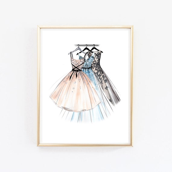 beautiful dress art