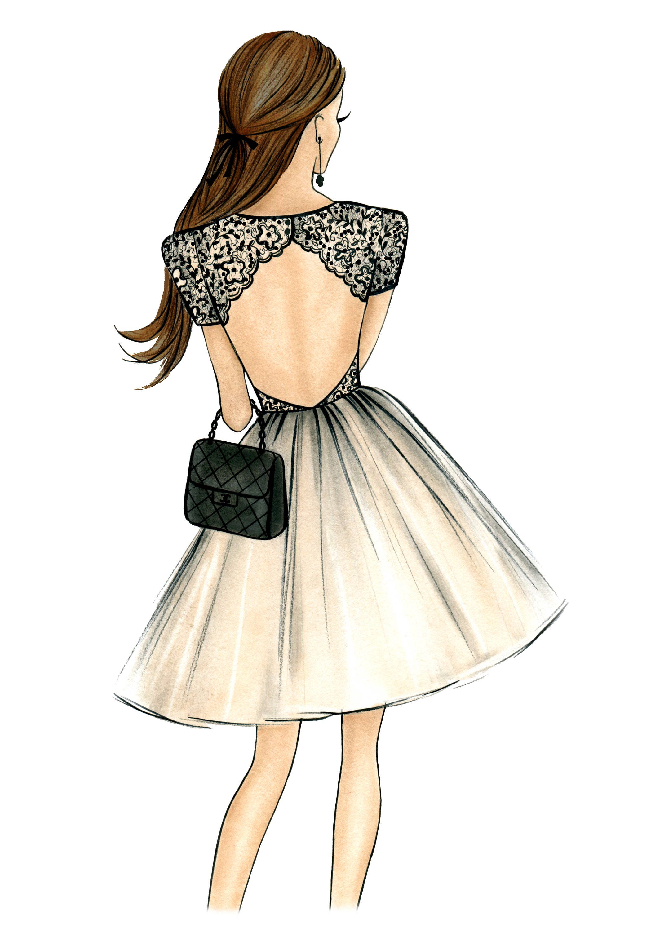 Digital Fashion Art Print Fashion Printable Fashion Art Etsy