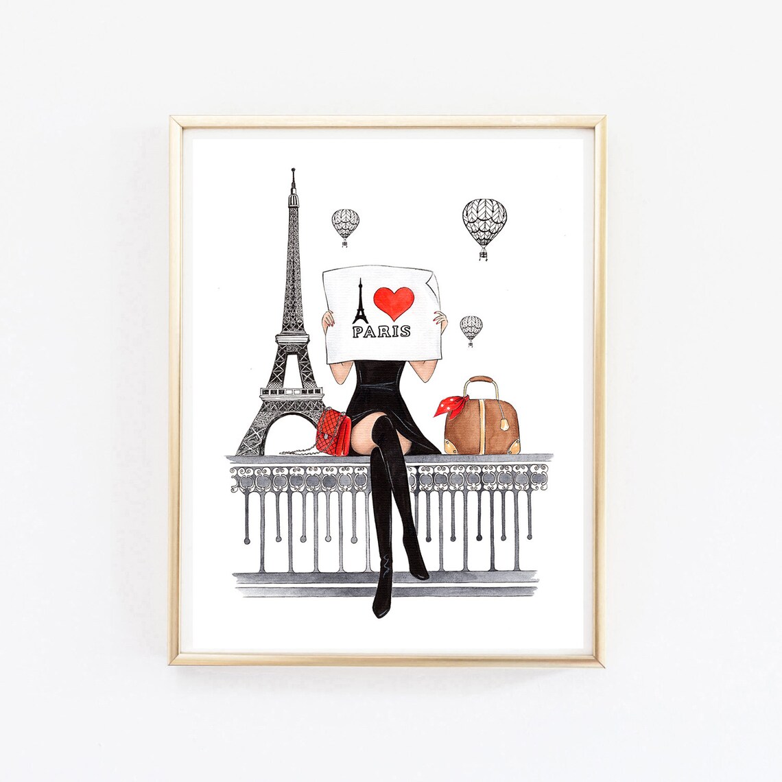 Set of 3 wall art prints City travel art Paris wall art New Etsy