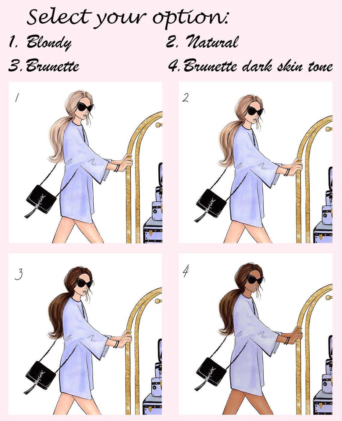 Blue fashion art Sky blue wall art Fashion art print Fashion Etsy