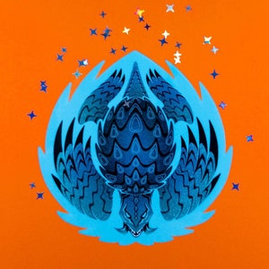 Gamera Sticker // Kaiju Monster // Holographic Glitter Vinyl