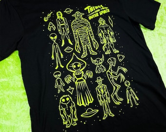 Things From Outer Space T-Shirt // UFOs Aliens // Cryptids & Ufology