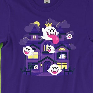Mario Ghost House T-SHIRT // King Boo // Luigi's Mansion // SNES // N64 // Gamecube // 90s Nostalgia // Retro Games // Halloween