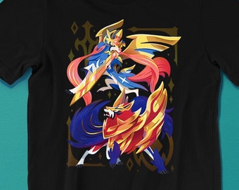 Zacian & Zamazenta T-SHIRT // Sword Shield Legendaries // Galar Region // Legendary // Gen 8