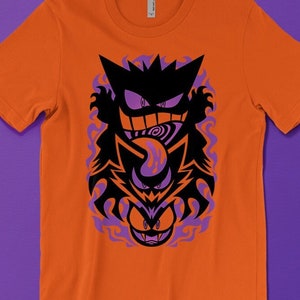 Gastly Haunter Gengar T-SHIRT // Ghost Type // 1st Gen // Original 151 // 90s Nostalgia