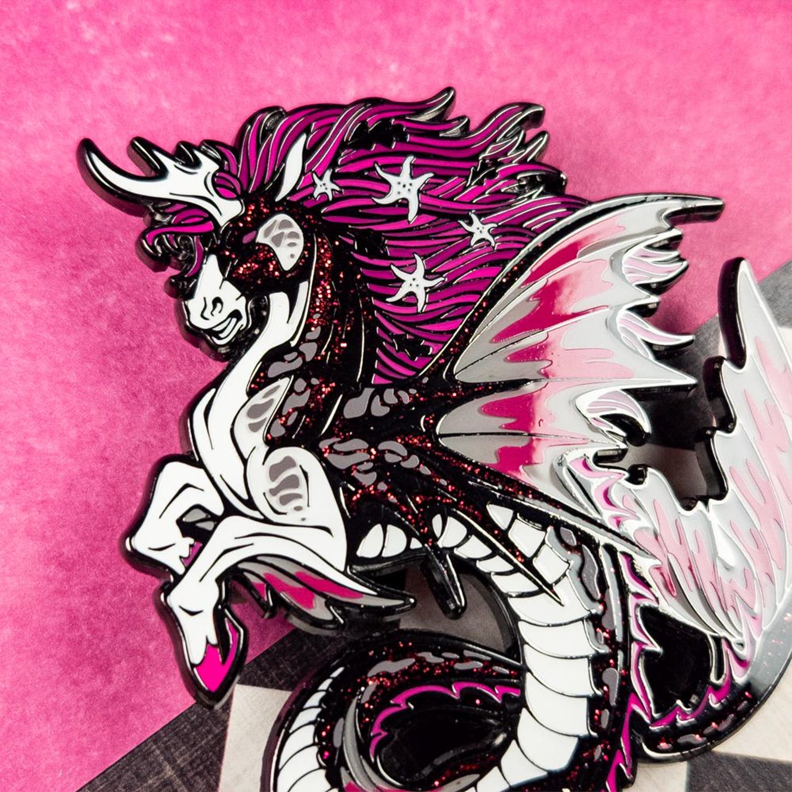 Hippocampus Enamel Pin 