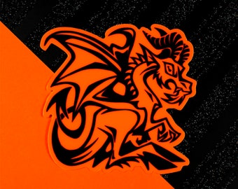 Neon Cryptids Jersey Devil Sticker