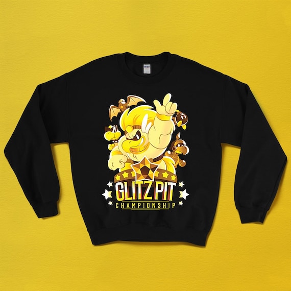 Glitz Pit SWEATER Paper Mario Thousand Year Door Rawk Hawk Koopa Bobomb Gamecube Gifts for Gamers