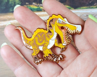 Suchomimus Enamel Pin // Jurassic Attack! Dinosaur Series