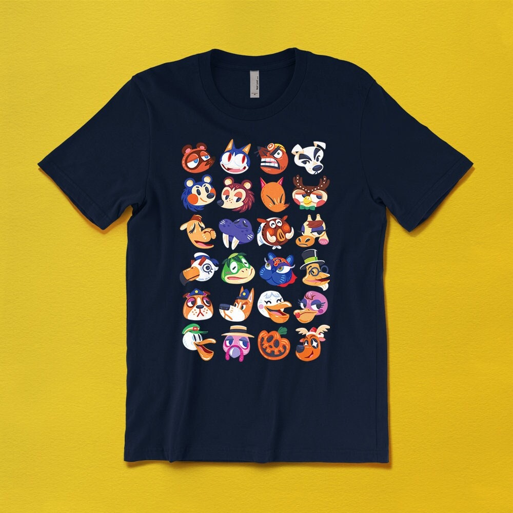 Animal Crossing どうぶつの森　Tシャツ Animal Crossing T-SHIRT // Meet the Neighbors // Villagers