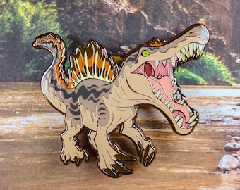 Spinosaurus Enamel Pin // Jurassic Attack! Dinosaur Series