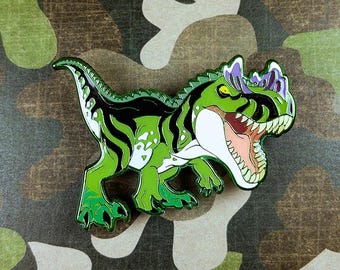 Ceratosaurus Enamel Pin // Jurassic Attack! Dinosaur Series
