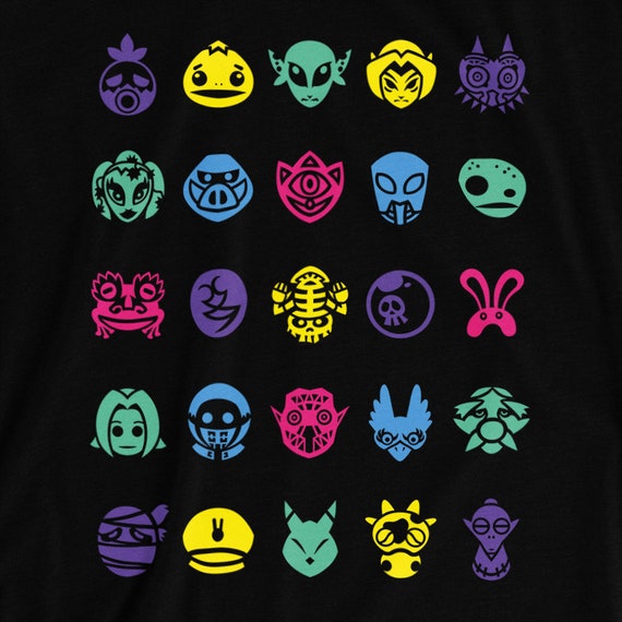 ムジュラの仮面 Tシャツ マスクコレクション // ゼルダの伝説