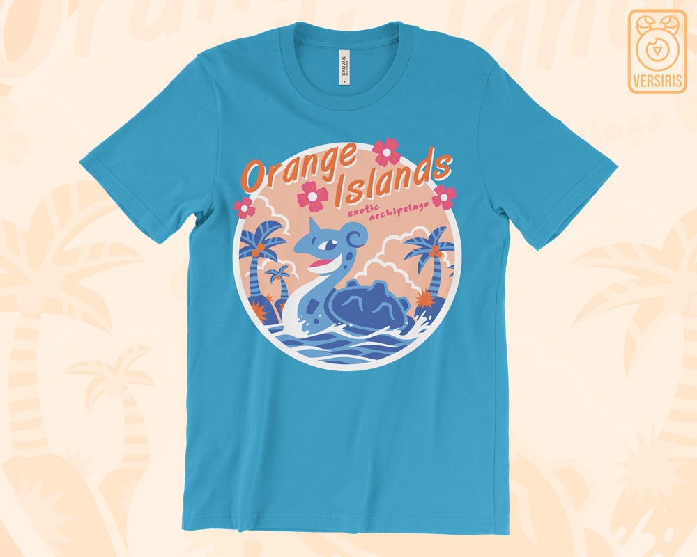 Orange Islands T-SHIRT // Lapras // 90s Nostalgia // Anime // Origina…