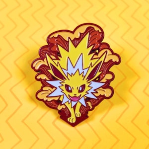 Pin de esmalte de hongos Jolteon — Eeveelutions combinados con especies de hongos