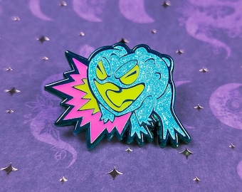 Extremely Loud Frog Enamel Pin // Twisted Forest