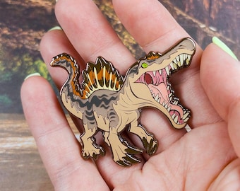 Spinosaurus Enamel Pin // Jurassic Attack! Dinosaur Series