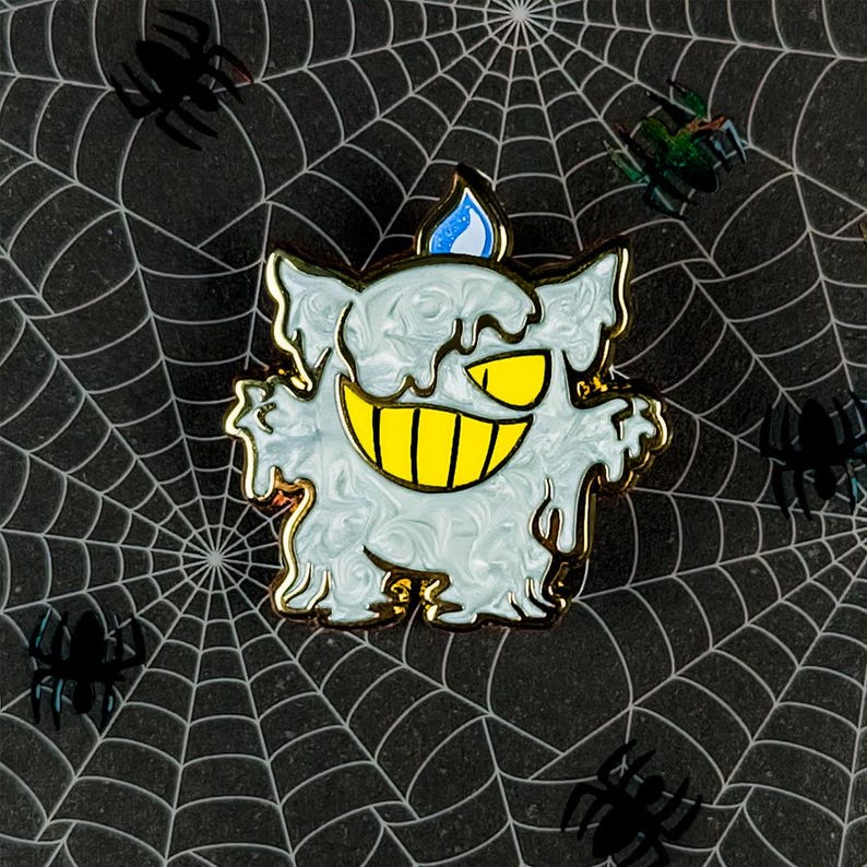 Candle Wick ~ Gengar X Litwick Fusion Enamel Pin - Etsy