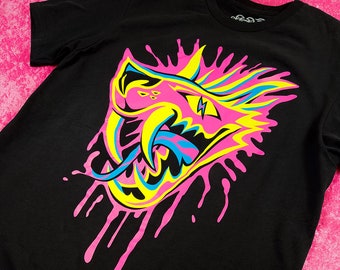 Neon Chupacabra Cryptid T-Shirt
