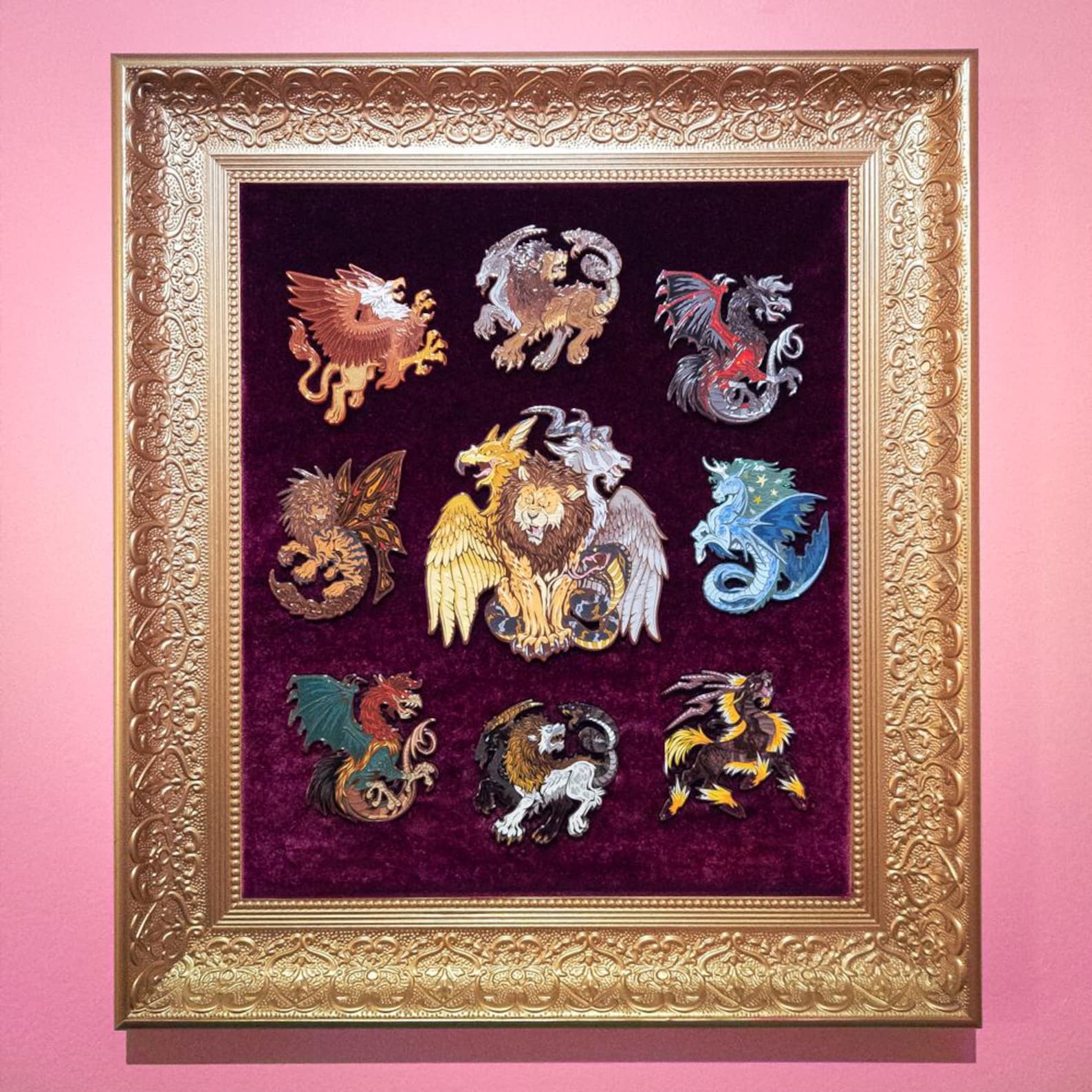 Hippocampus Enamel Pin 