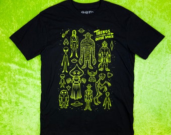 Things From Outer Space T-Shirt // UFOs Aliens // Cryptids & Ufology