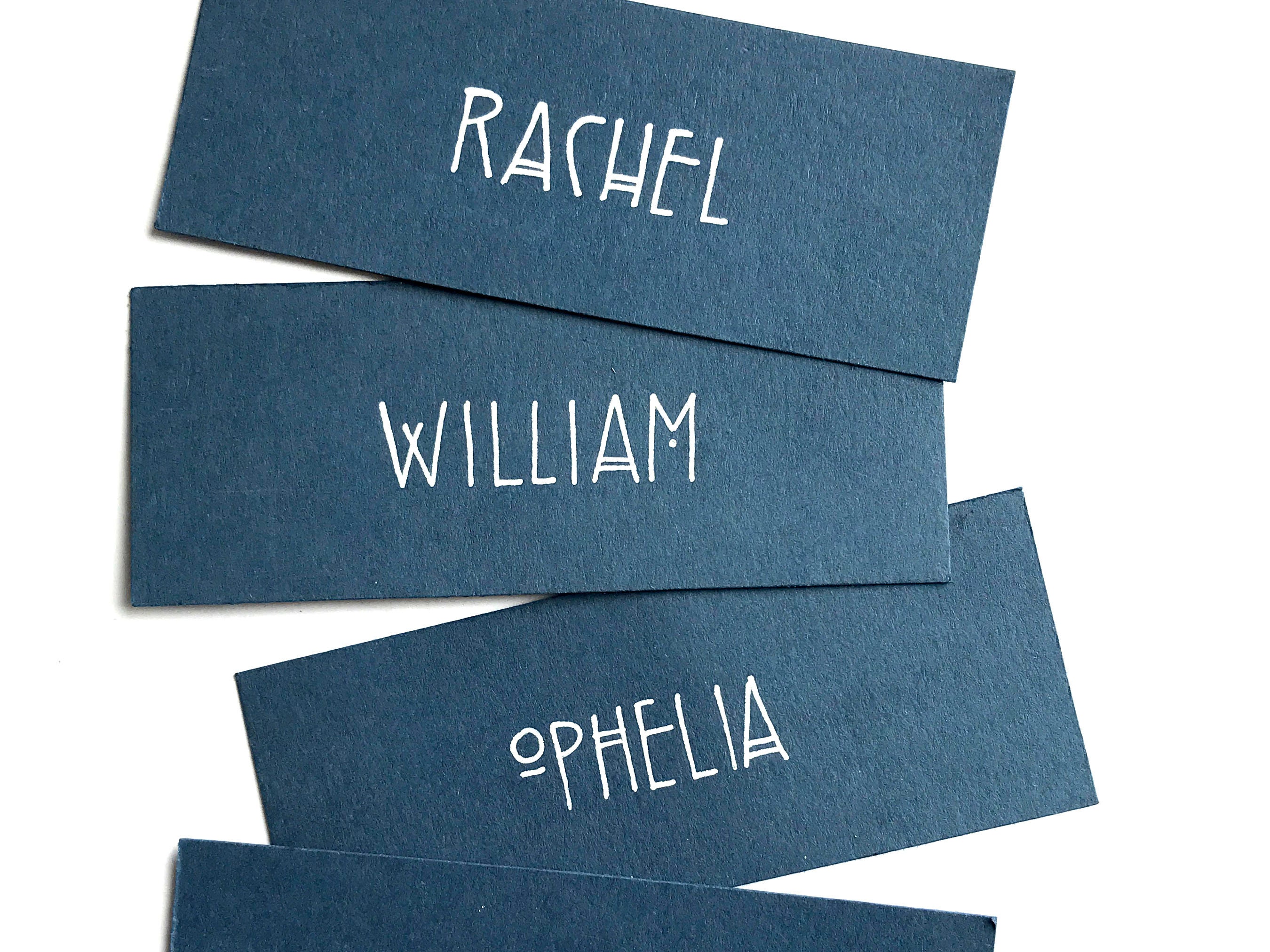 Custom Place Cards, Hand-written for Weddings and Special Events. - Etsy