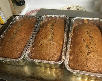 Homemade Zucchini Bread-2 loaves