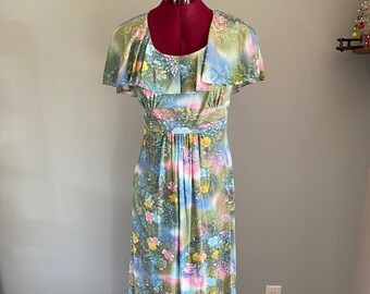 Floral Flutter Sleeve Asymmetrical Maxi Dress - by Lovestitch - Etsy Floral Flutter Sleeve Asymmetrical Maxi Dress - by Lovestitch - Etsy