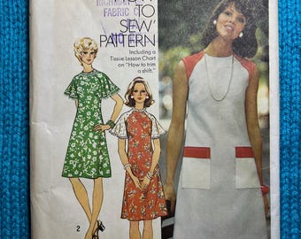Sewing Pattern for Women's Dress, Fit and Flare Dress, Summer Dress ...