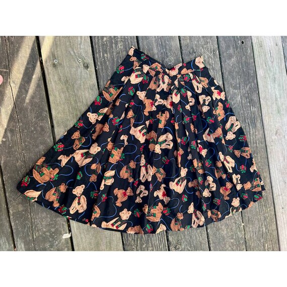 Buy Swing Skirt Button Front Bears Gifts Christmas Red Green Online in India Etsy