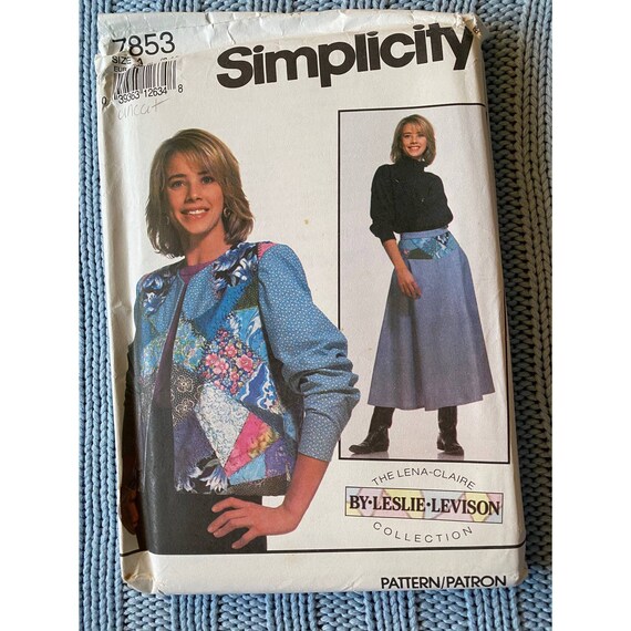 Simplicity 7853 Maxi Skirt Jacket Boho Etsy