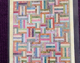 Ijslollystokje met quiltpatroon van atkinson designs