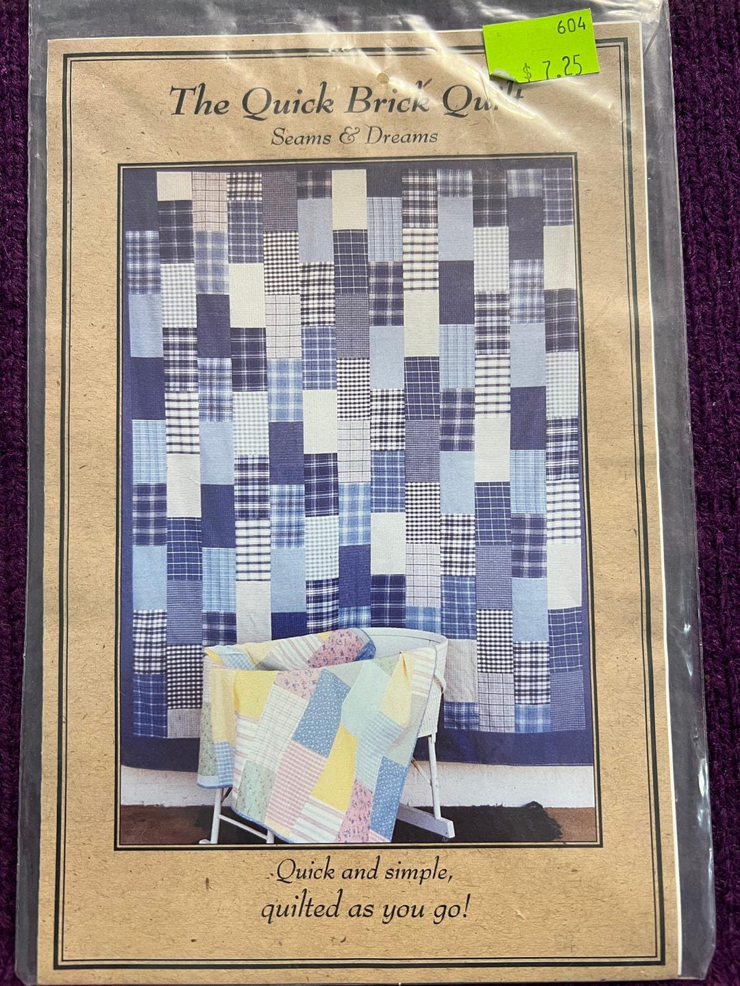 Quilt Pattern Quick Brick Quilt - Etsy