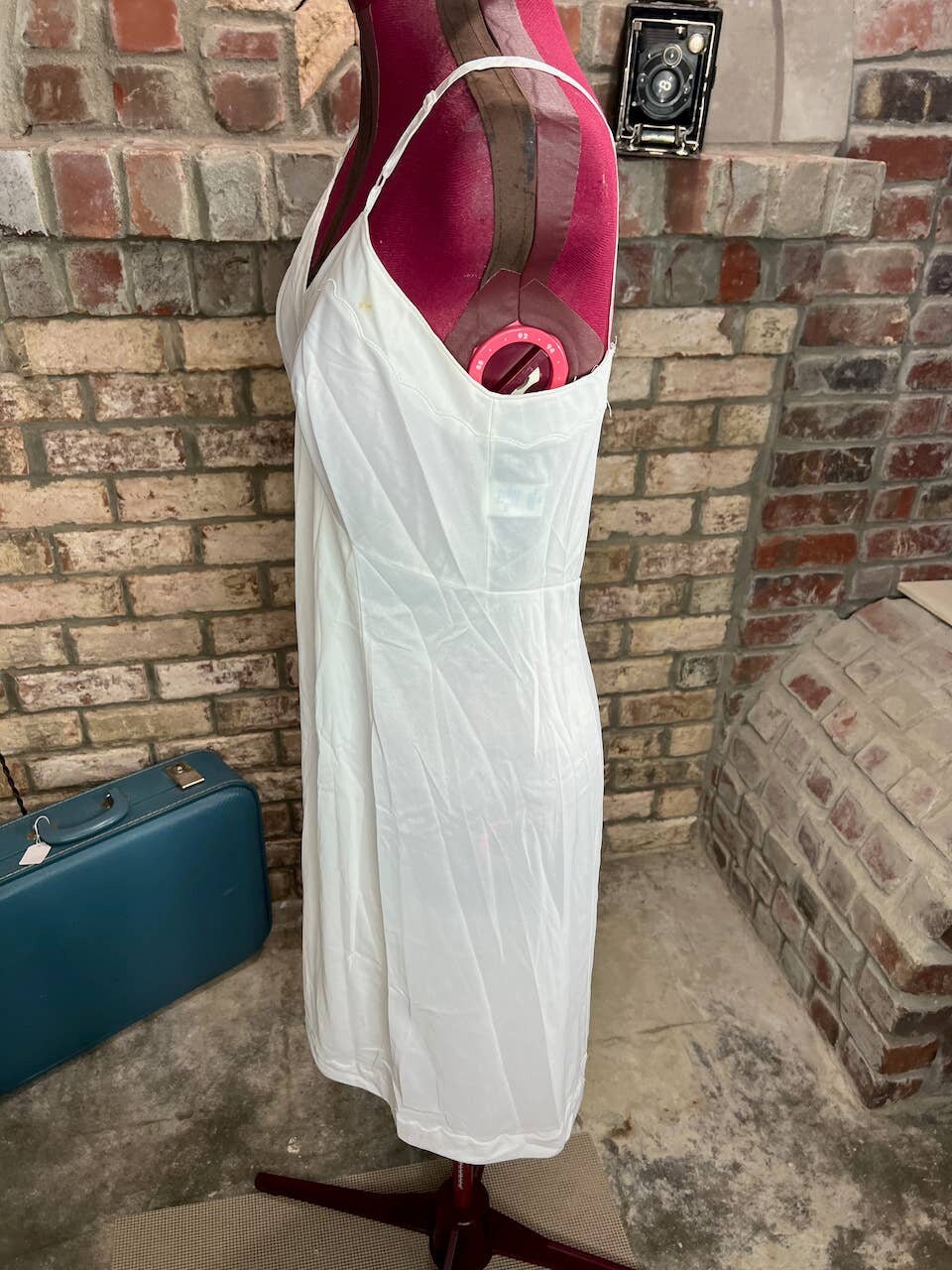 Full Slip Dress White 1960s Sears Etsy Canada