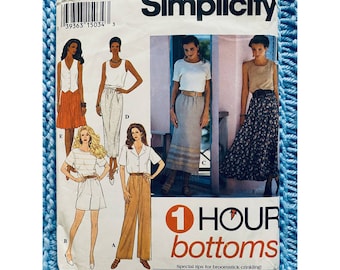 Simplicity 8863 skirt pant shorts pattern