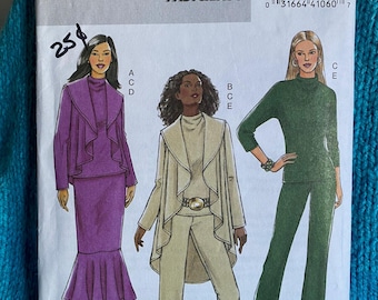 Butterick 4873 womens workwear separates sz XS