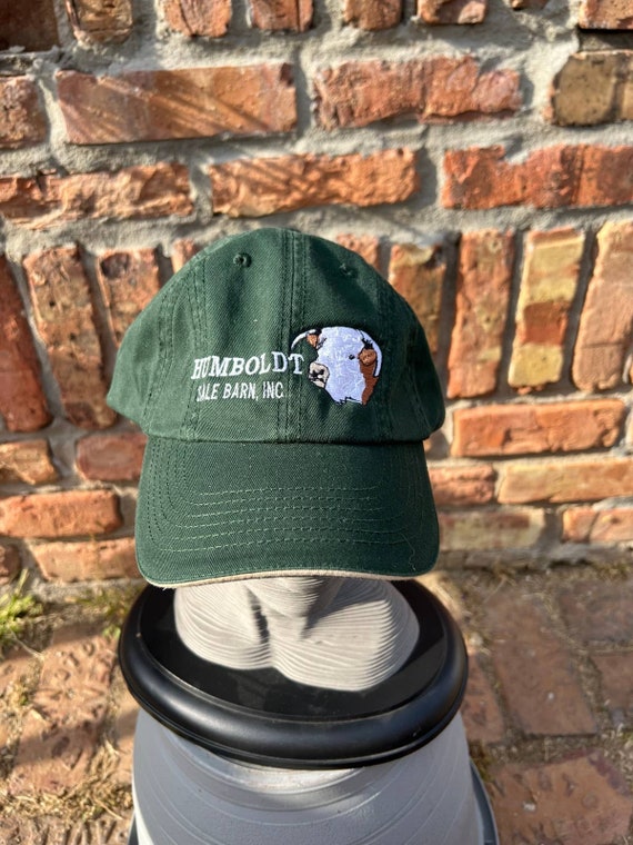 Trucker hat Humboldt sale barn inc cow