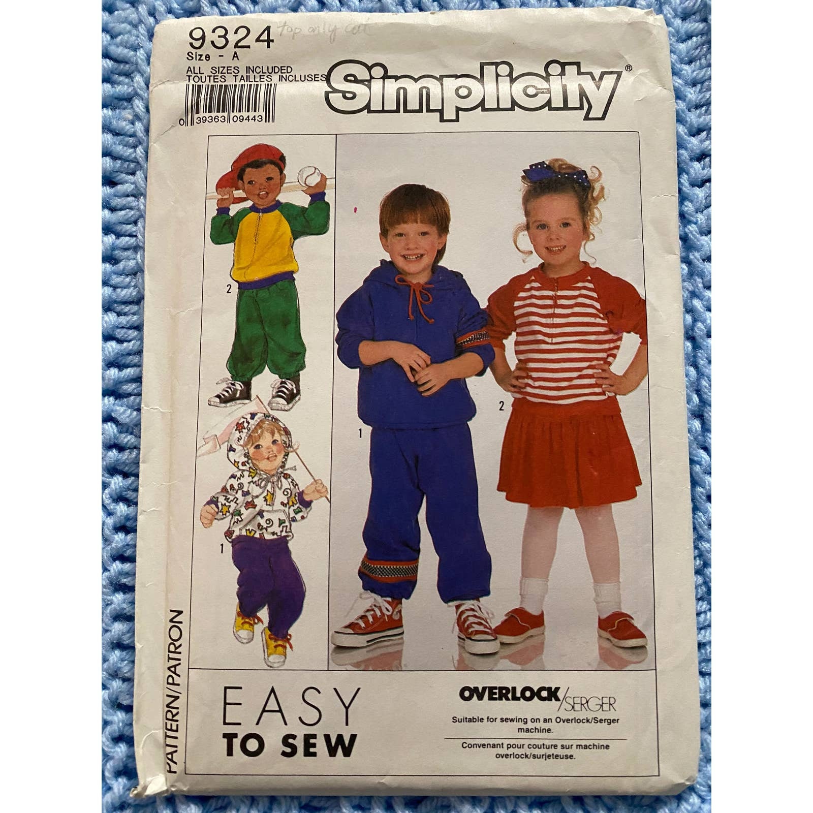 春早割 Pants Top Kids 9324 Simplicity Skirt Etsy - 裁縫材料
