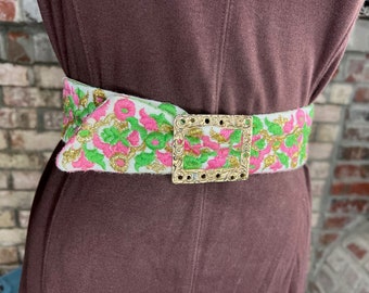 #245. Vintage Floral Belt - Mauve POL | Accessories | 245 Vintage Floral Belt Mauve | Poshmark main image 2