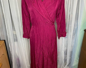 styled by Kamore dressing gown Wrap dress 1940s