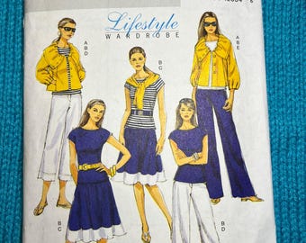 Butterick Schnittmuster 5335 Jacke Top Rock Hose Größe 8 10 12 14