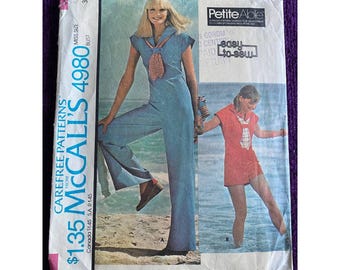 McCalls 4980 jumpsuit romper size 8