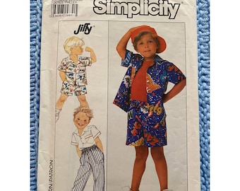 Simplicity 9498 kids top pants shorts