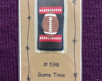 quiltpatroon bloomin' minds game time voetbal miniquilt