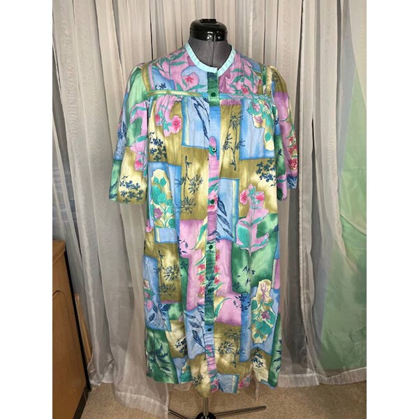 Snap Front House Dress Etsy