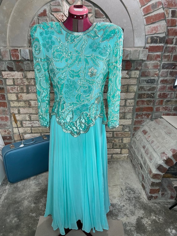 beaded swing dress Alyce Paris Sparkly Beaded Homecoming Dress 4825 main image 1