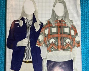 Einfachheit 4109 Schnittmuster Jacke Jacke Gebrauchsgröße 46 8 10 12