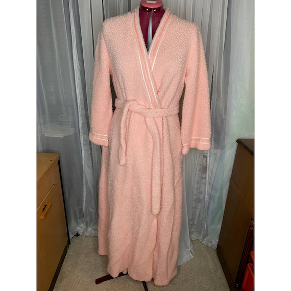 Vintage Robe pink fuzzy sherpa | Etsy